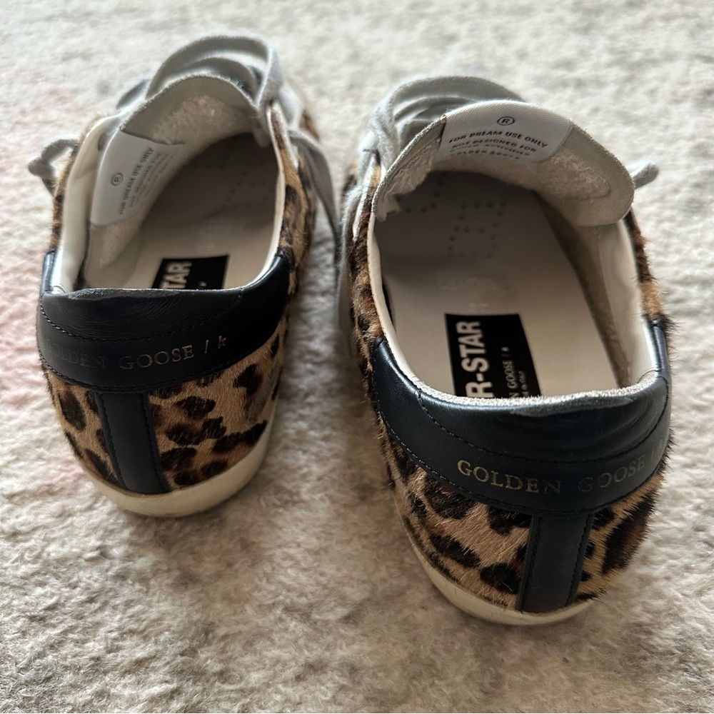 Golden Goose Superstar low-top sneaker in leopard - Picture 8 of 10
